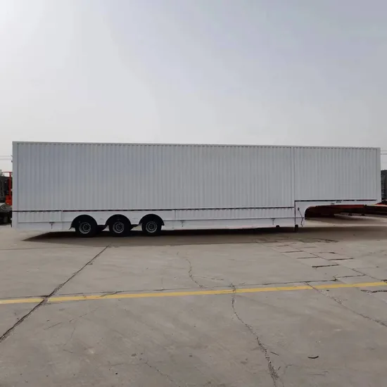 40FT 45FT 48FT 20FT 3 Axle Flatbed Container Trailer Transport 40 Ton 60 Tons Capacity Container Semi Trailer