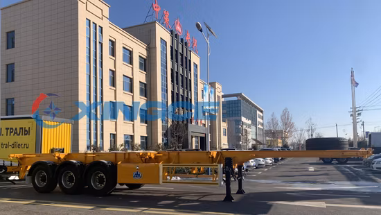 Three Axles 20FT/40FT Container Chassis Skeleton Skeletal Semi Trailer