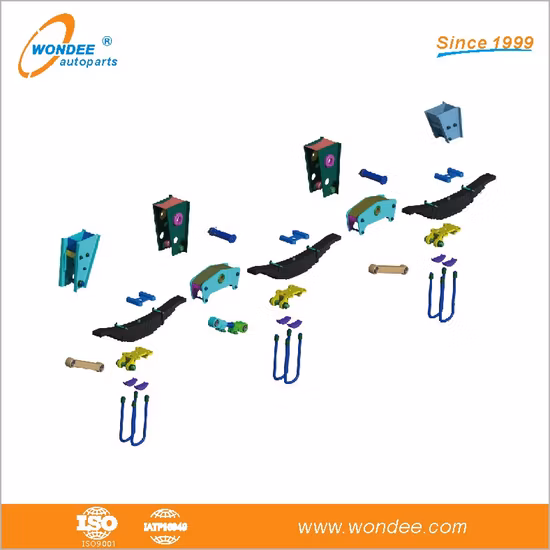 Auto Parts American Type Mechanical Suspensions for Heavy Duty Semi Trailer and Truck