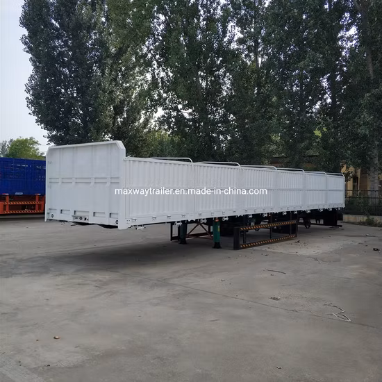 Good Service ASME/Emark/Adr Standard Mechanical/Air Suspension Brand Cargo of 3 Axle Sidewall Semi Trailer