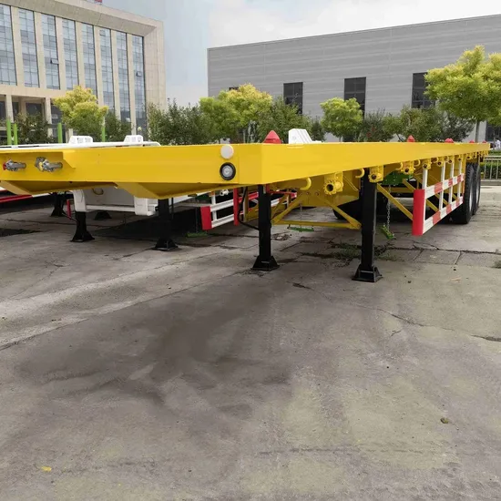 Carbon Steel 3 Axles 13m 40FT Removable Platform Side Wall Cargo Semi Truck Trailer