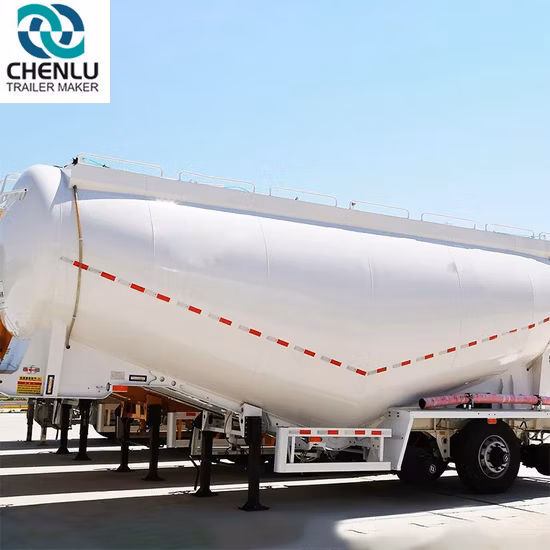 Tri Axles China Top Brand Ome/ODM Bulk Cement Semi Trailer with Landing Gear for Sale